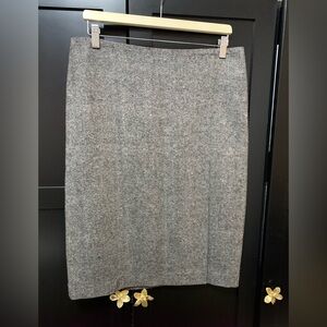 Talbots Classic Wool and Silk Pencil Skirt 12P fitted lined old money